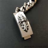 CHROME HEARTS Double ID Fancy Link Thick Bracelet