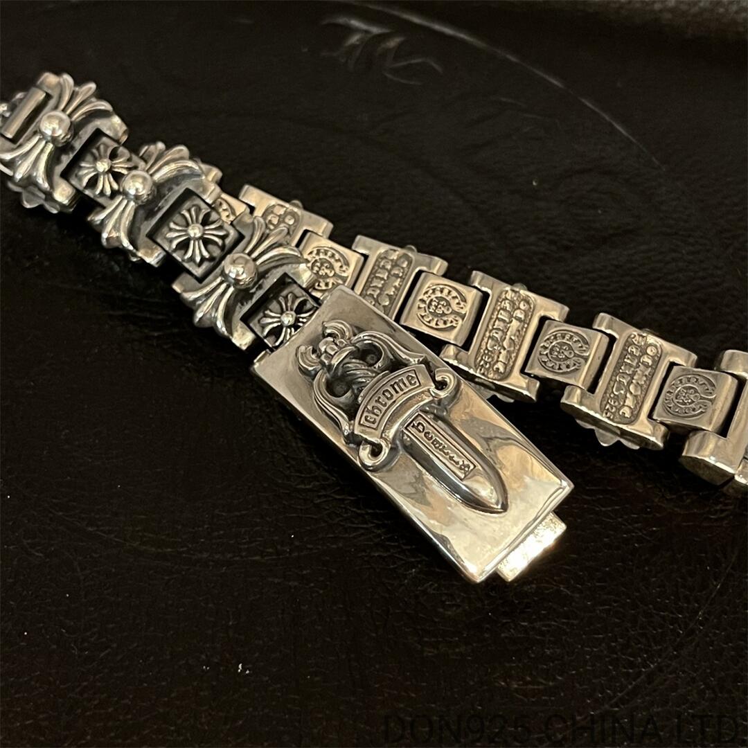 CHROME HEARTS Dagger Cross Chain Thick Bracelet