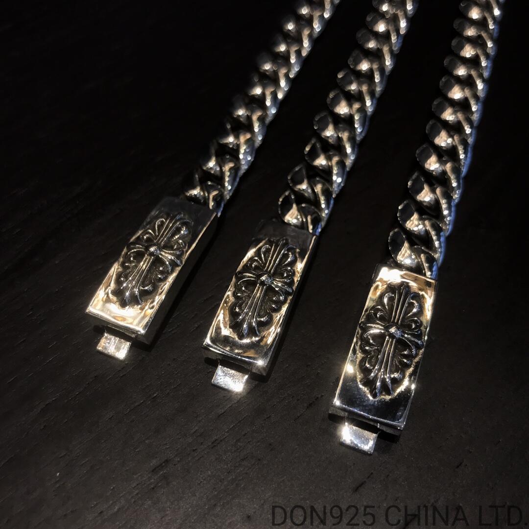 CHROME HEARTS Floral ID Chain Thin Bracelet