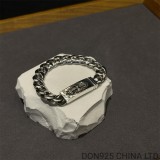 CHROME HEARTS Floral ID Chain Thin Bracelet