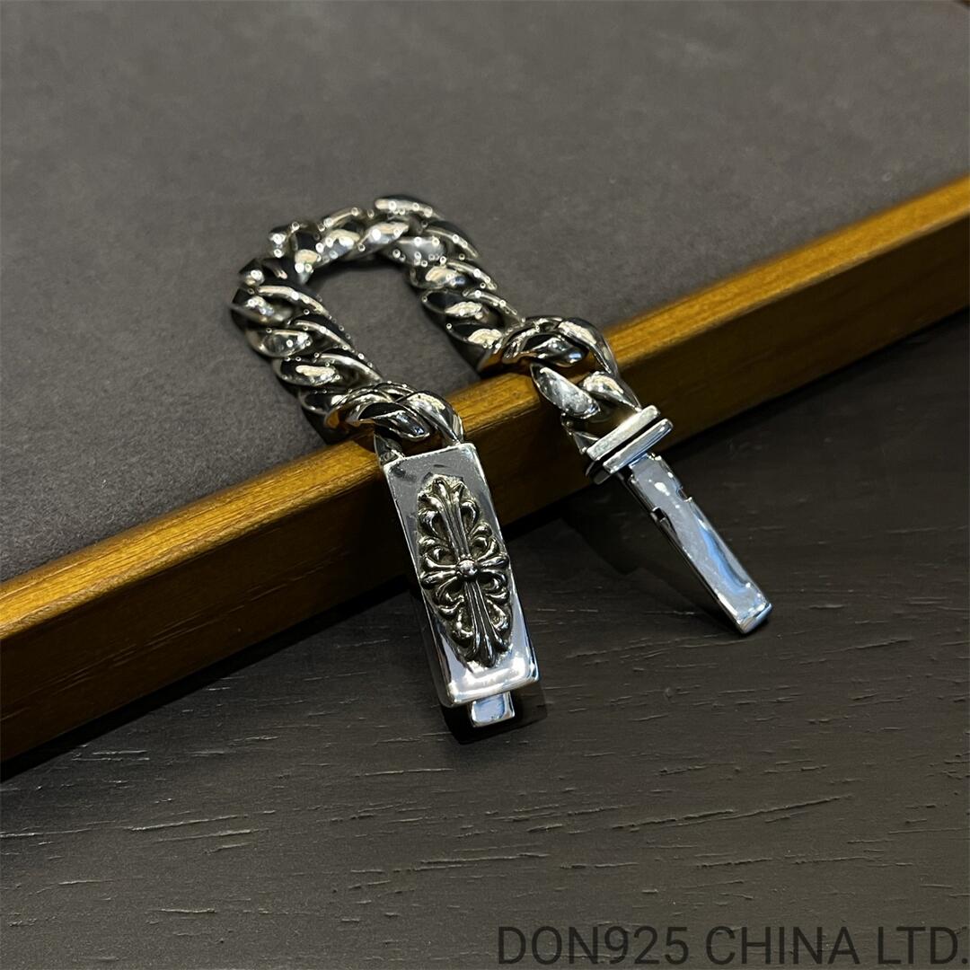 CHROME HEARTS Floral ID Chain Thin Bracelet