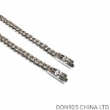 CHROME HEARTS Dagger ID Chain Thin Bracelet