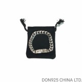 CHROME HEARTS Dagger ID Chain Thin Bracelet