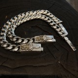 CHROME HEARTS Dagger ID Chain Thin Bracelet