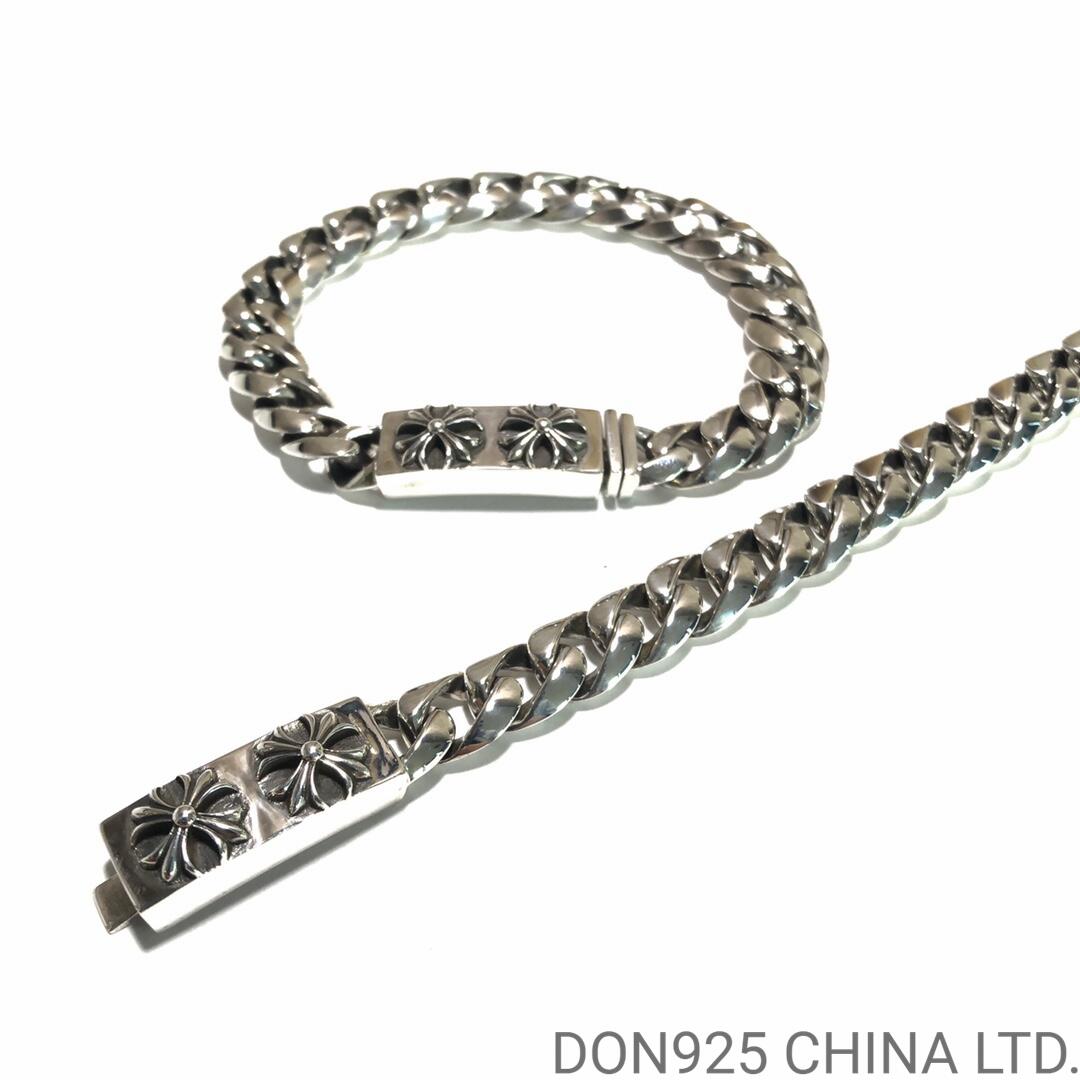 CHROME HEARTS Plus ID Chain Thin Bracelet