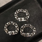 CHROME HEARTS ID Fancy Chain Thick Bracelet