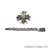 CHROME HEARTS Dagger ID Chain Thick Bracelet