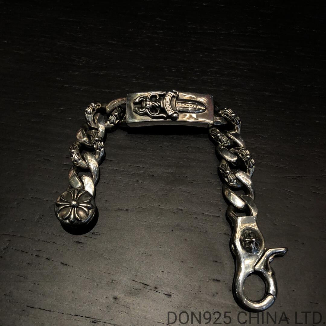 CHROME HEARTS Dagger Link Clip Thick Bracelet