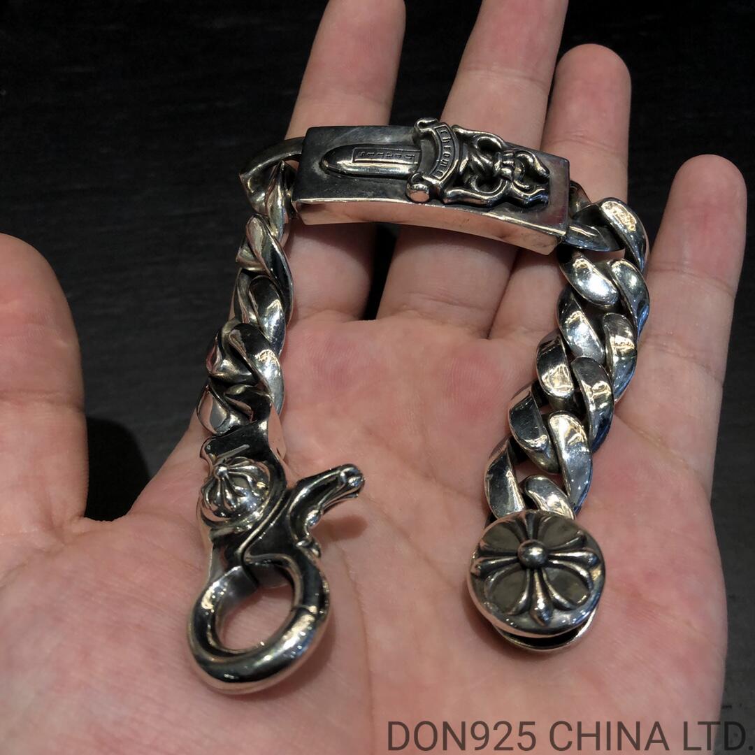 CHROME HEARTS Dagger Link Clip Thick Bracelet