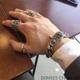 CHROME HEARTS Dagger Link Clip Thick Bracelet