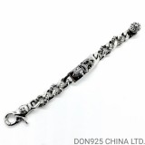 CHROME HEARTS Dagger Link Clip Thick Bracelet