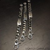 CHROME HEARTS Floral Link Clip Thick Bracelet