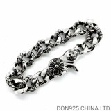 CHROME HEARTS Link Clip Thick Bracelet