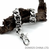 CHROME HEARTS Link Clip Thick Bracelet