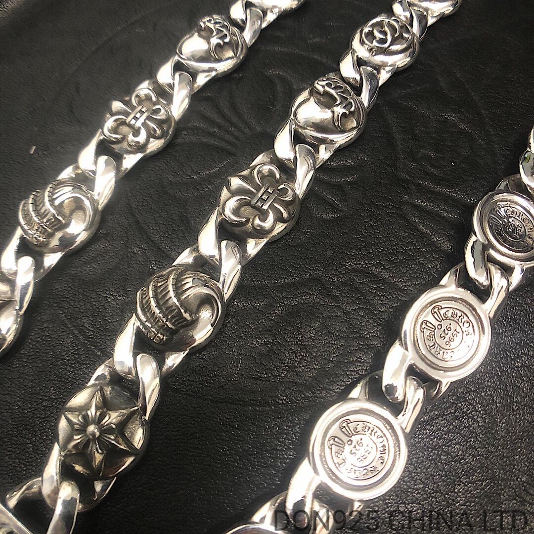 CHROME HEARTS Link Thick Bracelet