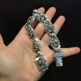 CHROME HEARTS Link Thick Bracelet