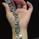 CHROME HEARTS Link Thick Bracelet