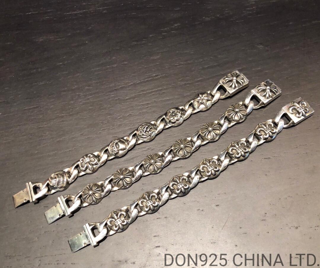 CHROME HEARTS Link Thick Bracelet