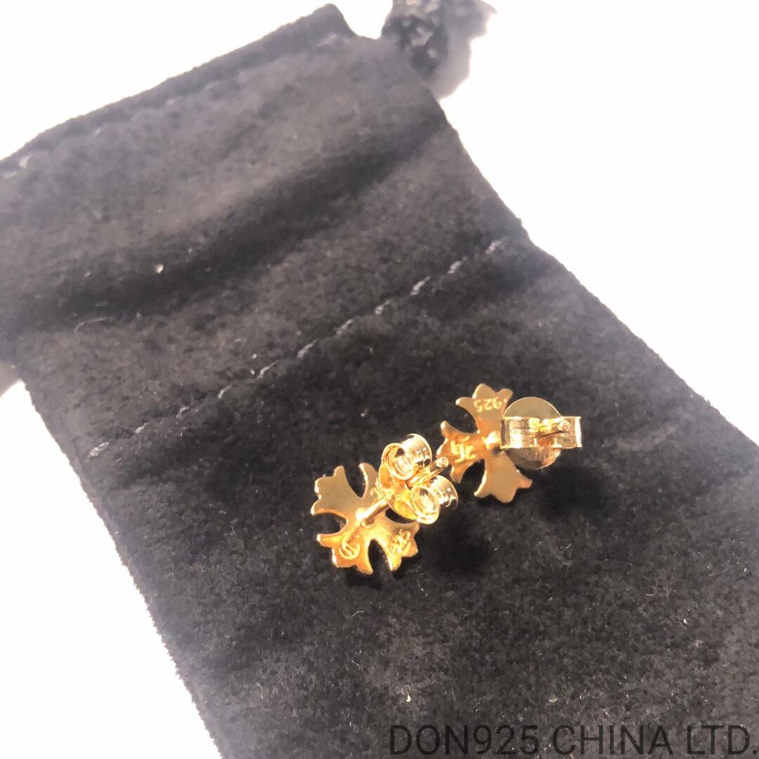 22K Gold CHROME HEARTS Plus Stud Earrings