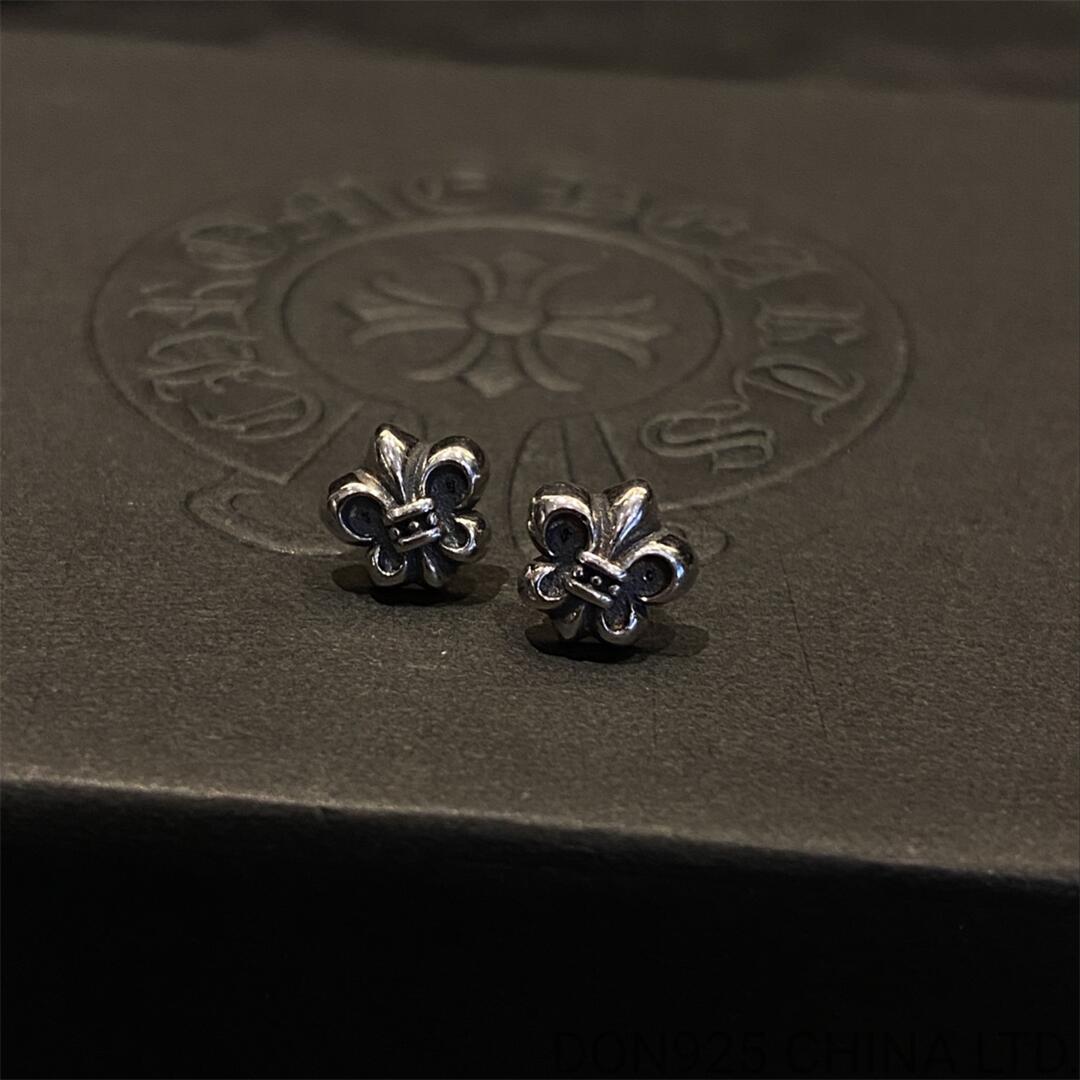 CHROME HEARTS BS Fleur Stud Earrings