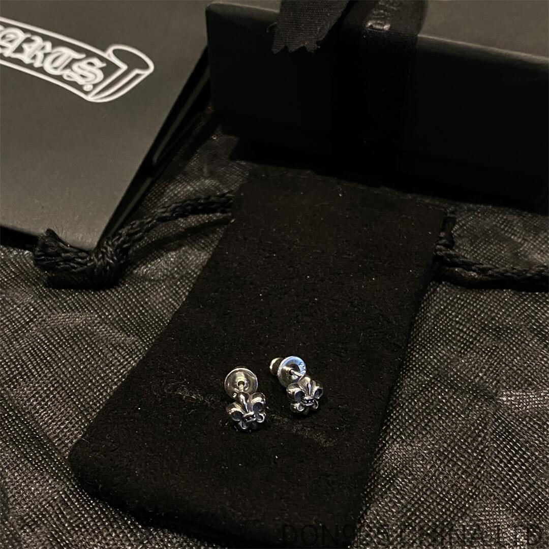 CHROME HEARTS BS Fleur Stud Earrings