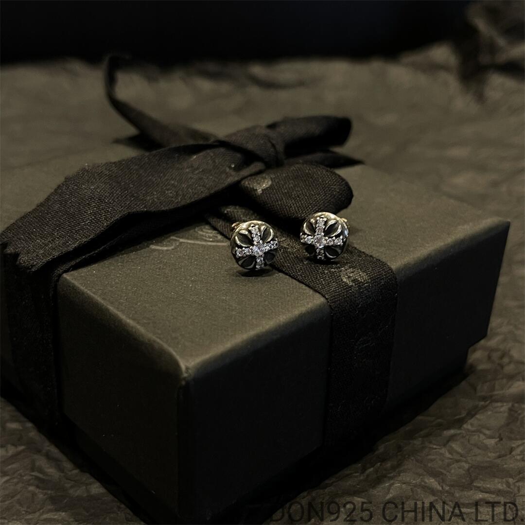 CHROME HEARTS Crossball Stud Earrings