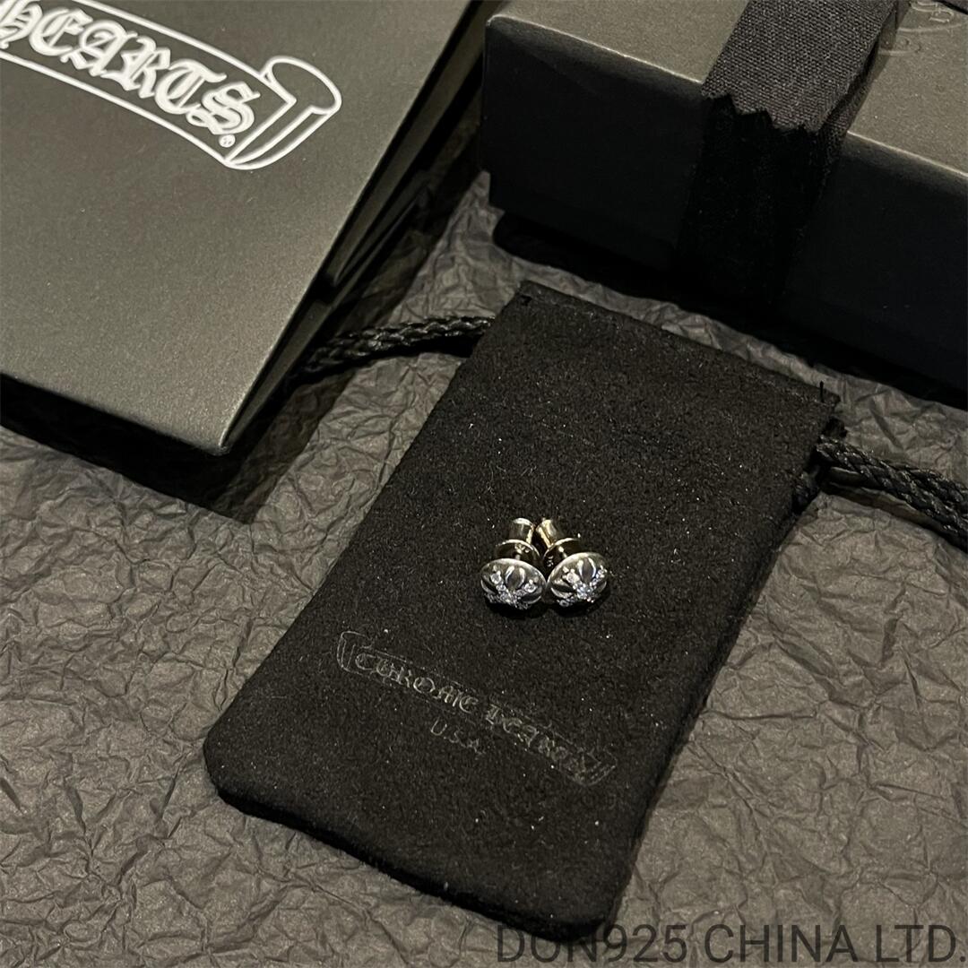 CHROME HEARTS Crossball Stud Earrings