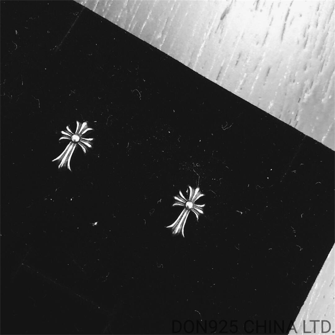 CHROME HEARTS Tiny Cross Babyfat Stud Earrings 