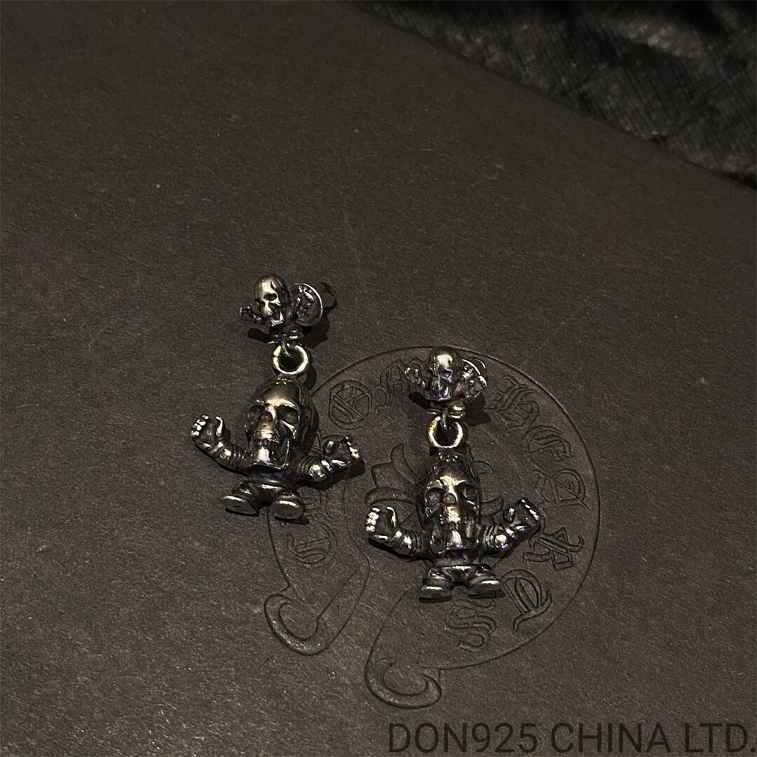 CHROME HEARTS Double Foti Harris Teeter Earrings 