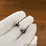 Chrome Hearts Tiny Foti Harris Teeter Earrings in 925s Silver (1 Pair)