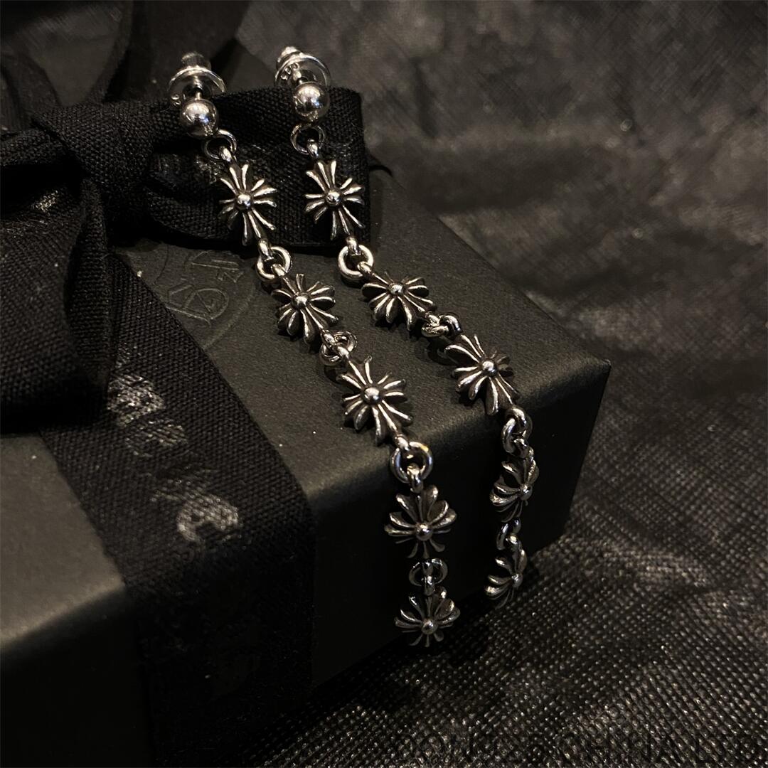 CHROME HEARTS 5 Drop Cross Earrings