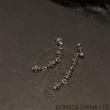 Chrome Hearts 3 Drop Cross Earrings in 925s Silver (1 Pair)