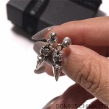 Chrome Hearts Spike Drop Earrings in 925s Silver (1 Pair)