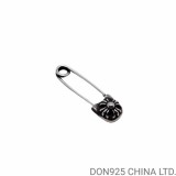 Chrome Hearts Safety Pin Earring in 925s Silver (1 Piece)