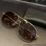 CHROME HEARTS Rehab Sunglasses with Gold Handles