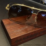 CHROME HEARTS Rehab Sunglasses with Gold Handles