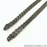 CHROME HEARTS Paper Chain Necklace with Diamonds