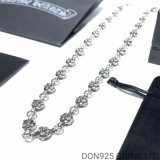 CHROME HEARTS BS Fleur Ball Chain Necklace 60CM