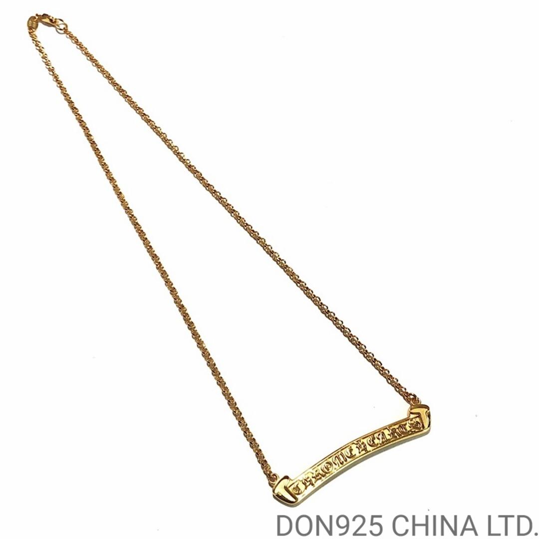 22K Gold CHROME HEARTS Logo Necklace (with 45CM Gold NE Chain)