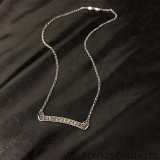 CHROME HEARTS Logo Necklace (with 45CM NE Chain)