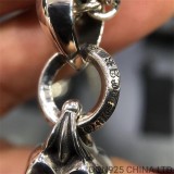 CHROME HEARTS Rolling Stones Lip & Tongue Necklace (with NE Chain)