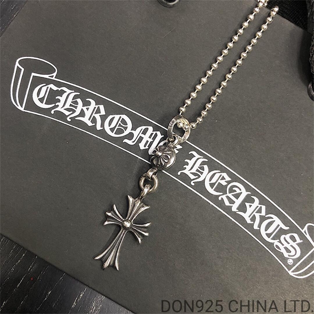 CHROME HEARTS Tiny Cross Necklace (with Ball Chain)