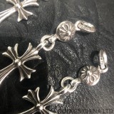 CHROME HEARTS Tiny Cross Necklace (with Ball Chain)