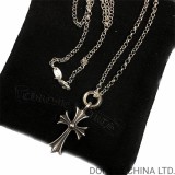 CHROME HEARTS Tiny Cross Necklace (with NE Chain)