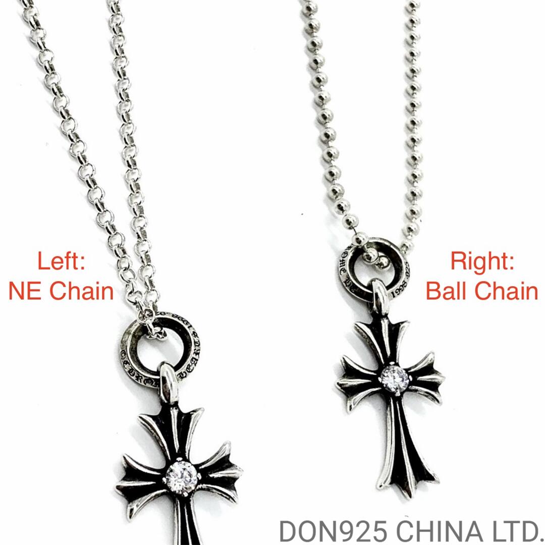 CHROME HEARTS Tiny Cross Necklace