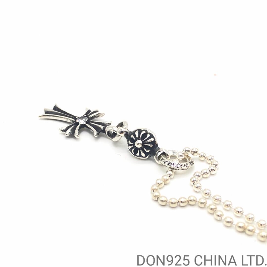 CHROME HEARTS Tiny Cross Necklace (with Ball Chain)