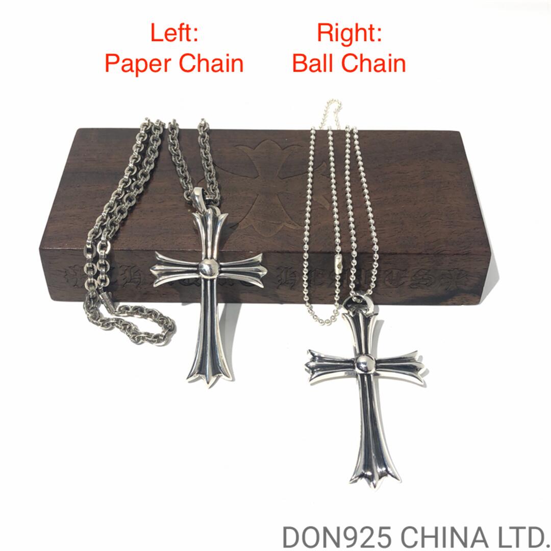 CHROME HEARTS Large Cross Necklace