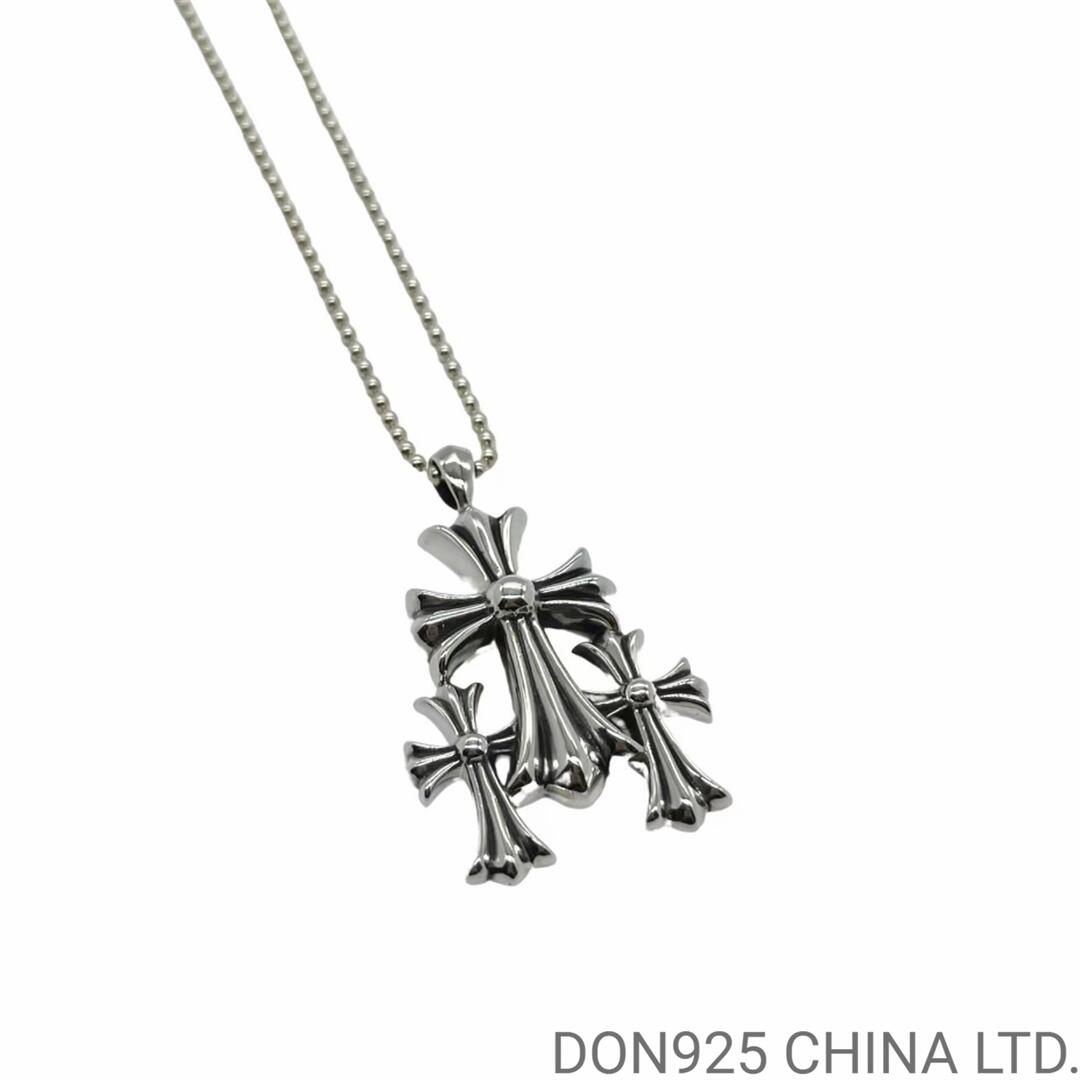 CHROME HEARTS Cemetery Cut Out Necklace (with Ball Chain)