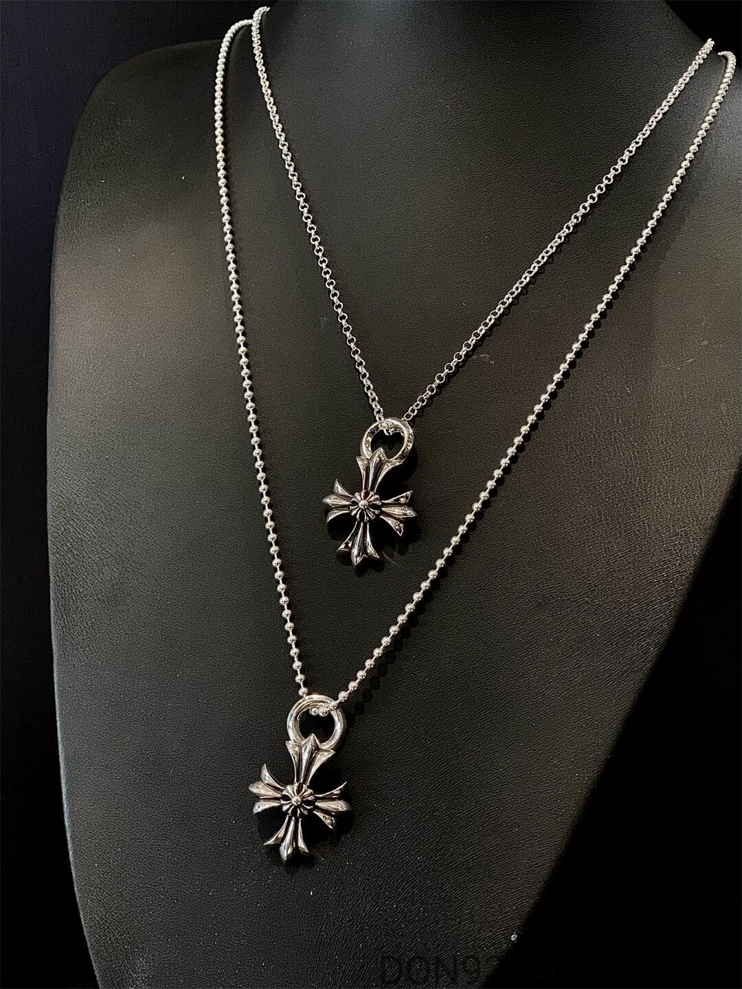 CHROME HEARTS Double Plus Necklace