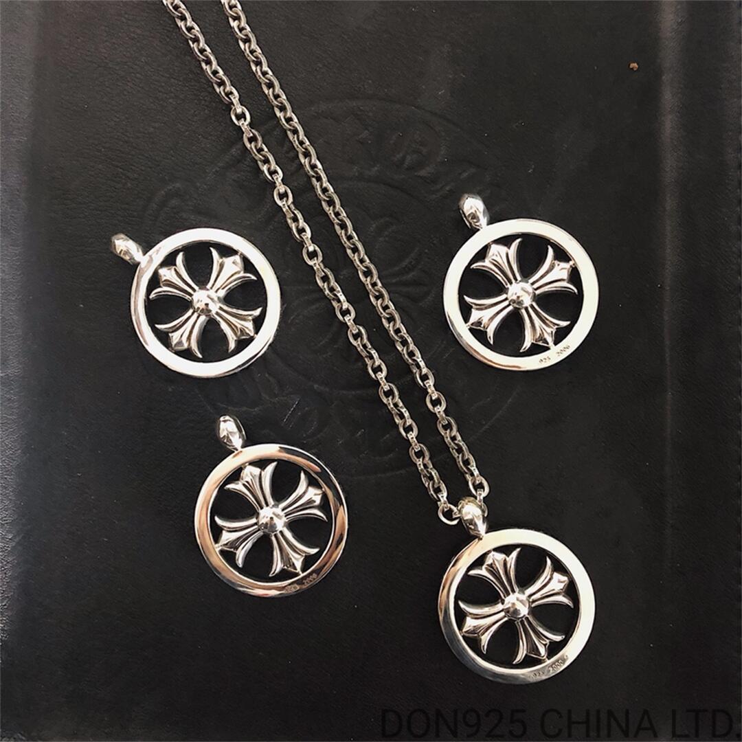 CHROME HEARTS Plus Medallion Necklace (with Paper Chain)